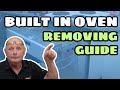 How to remove a built in oven, single or double