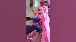 Cara terbaru potong daging babi