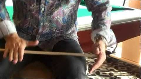 How to shape your  pool cue tip properly. Compliments of Triangle Billiards