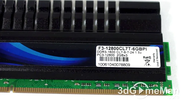 #1132 - G.Skill Pi PC3-12800 DDR3 Tri-Channel 6GB Memory Video Review
