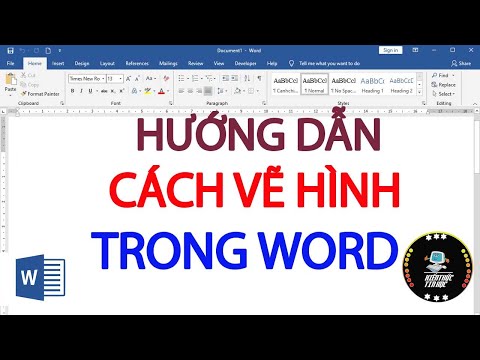 Hướng dẫn cách vẽ hình trong word