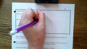 Algebra 2: Unit 2 Lesson 2 Video