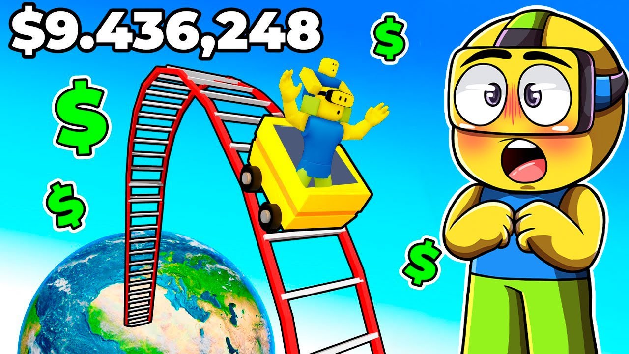 HE CREADO MI PROPIA MONTAÑA RUSA EXTREMA 🎢⚠️ en Roblox