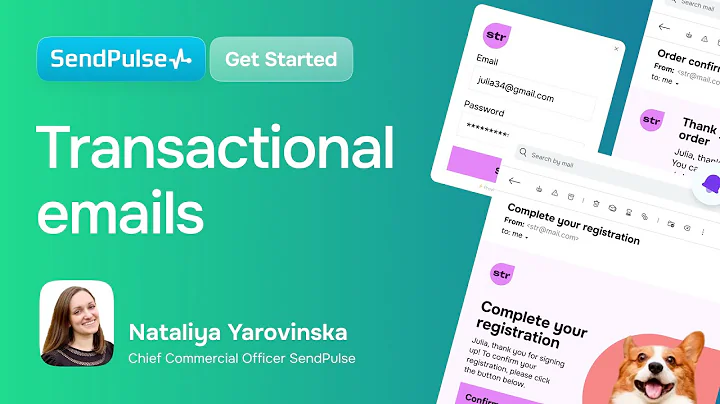 Transactional emails (SMTP): Explore SendPulse Demo