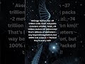 Your DNA Could Stretch to Pluto & Back 17 TIMES! 🤯🧬 #didyouknow #universe #physics