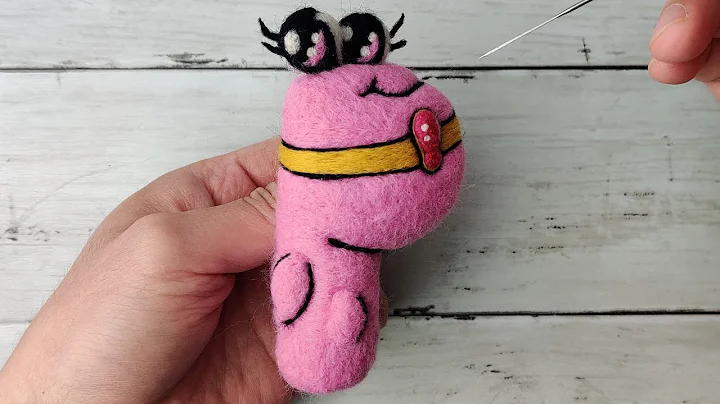 [ASMR] Alphabet Lore "Super P" Needlefelt Wool Art