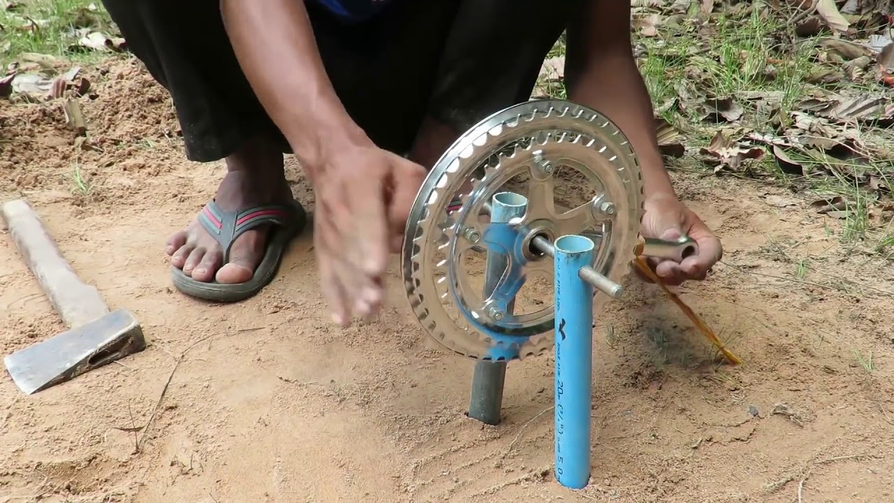 Simple DIY Monkey Trap Using Bike Crank That Work 100 Made By Smart