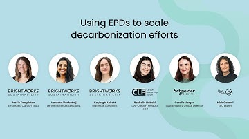 Sustainability Summit 2025: Scaling decarbonization with EPDs