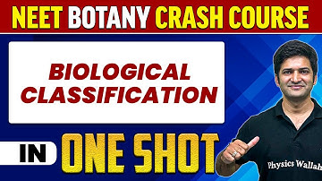 BIOLOGICAL CLASSIFICATION in 1 Shot : All Concepts, Tricks & PYQs |  NEET Crash Course | UMMEED