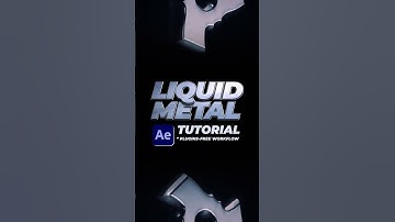 Liquid Metal in After Effects — No Plugins!