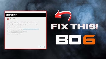 Black Ops 6 | How To ACTUALLY Quickly Fix Error Code DirectX 0X887A0005 Crash