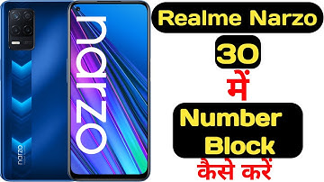 How to block any number in realme narzo 30 |how to add any number in blacklist on realme narzo 30 ||