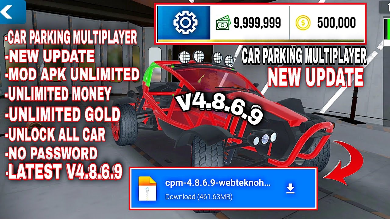 DOWNLOAD NEW UPDATE 4.6.9 for Car Parking Multiplayer 