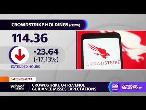 Crowdstrike stock sinks after missing revenue expectations