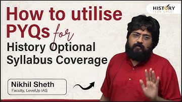 How to cover Entire UPSC History Optional Through PYQs? Workshop by Nikhil sir