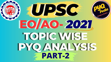 UPSC EO/AO EPFO 2021 Solved Paper I PART-2 I UPSC EPFO APFC 2023