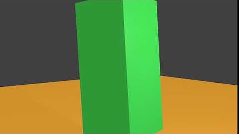 My Third Blender3D Animation Video: Falling Block