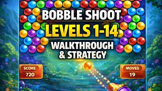 Bubble Shooter - Pop Puzzle | Satisfying Bubble Popping Gameplay | Level 1–14. @NovaGamingArena  screenshot 2