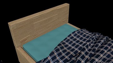 Autodesk Maya bed model (Lionel Richie background music)