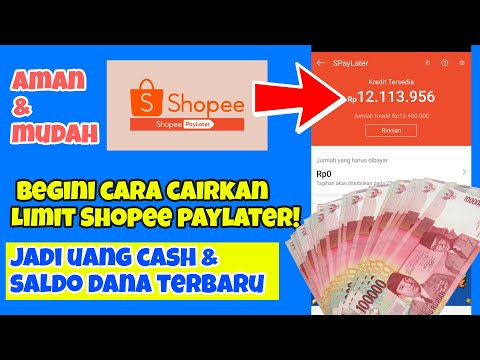 Cara mencairkan shopee paylater ke dana