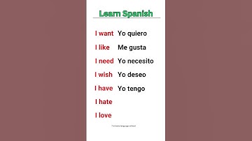 Learn Spanish - Some basic phrases! #shorts
