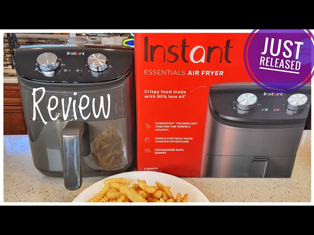 Instant Essentials 4QT Air Fryer Oven, 4 Quarts Air Fryer Oven