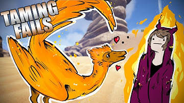 ARK Survival Evolved - AMAZING FIRE BIRD TAMING & SOME DERP FAILS #5 - ARK Extinction Mod Gameplay