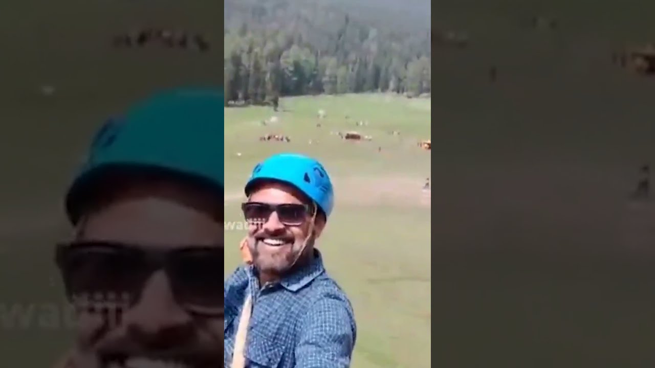 Oblivious Tourist Zip Lines Over Terror Attack That Killed 26 In Kashmir