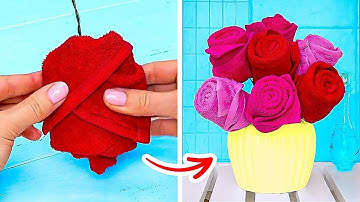 NAPKIN AND TOWEL DECORATIVE FOLDING IDEAS || Turn Every Single Day Into a Special Occasion