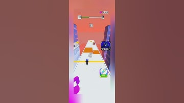 Roof Rails 137 level game play #shorts #gameplay #shortsfeed