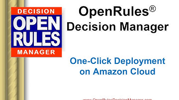 Deploying OpenRules Decision Models as AWS Lambda Functions