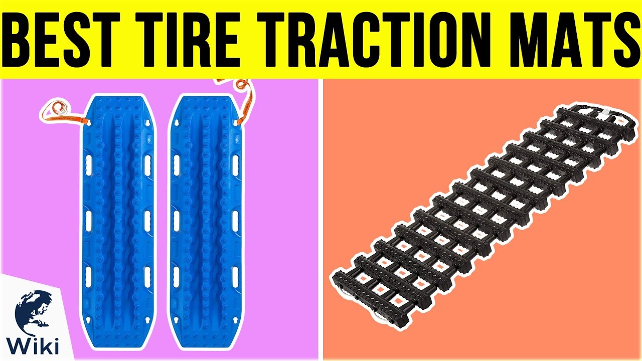 2PC Foldable Car Tire Traction Mat Anti Skid Pad Emergency Car Escaper