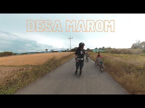 PERTAMA KALI MAIN SEPATU RODA DI DANAU TOBA?? (DESA MAROM)