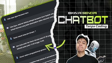 Tutorial Buat AI Chatbot TANPA CODING..!!🔥Bisa Chat dengan Data Internal
