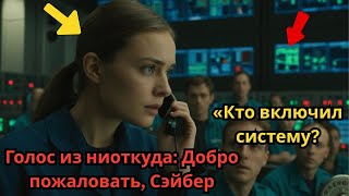 картинка: Все стихло, затем она починила консоль... Внезапно раздался голос: «Добро пожаловать, Шэдоу Сейбер».