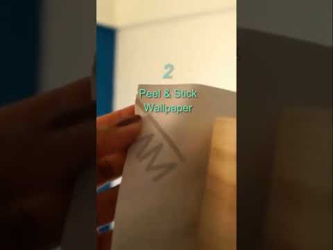 How To Hang Wallpaper | #Shorts