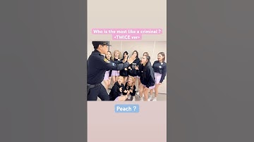 Who is the most like a criminal ? (by AI) TWICE ver #ai #criminal #twice
