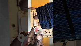 light se 💡💥 solar panel DC motor chalaya #new #scienceforkids #stemprojects #shorts #video