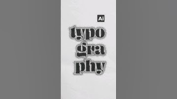 Bitmap Text Effect in Adobe Illustrator #adobeillustrator #texteffect #typography