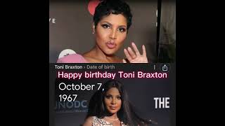 Happy birthday toni braxton @tonibraxtonofficial#birthday #singer @TamarBraxtonBoo