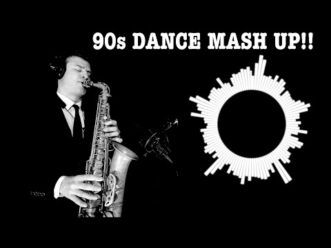 90s DANCE MASHUP Part 1 Alto Sax RMX Free Score