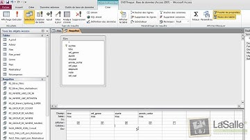 Microsoft Access 2010 - Requête avec critère de sélection #A05
