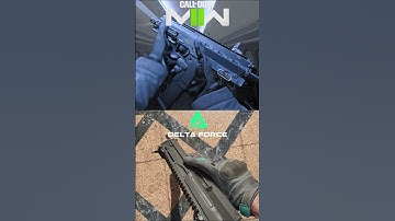 MP7 animations | Call of Duty: Modern Warfare II vs. Delta Force
