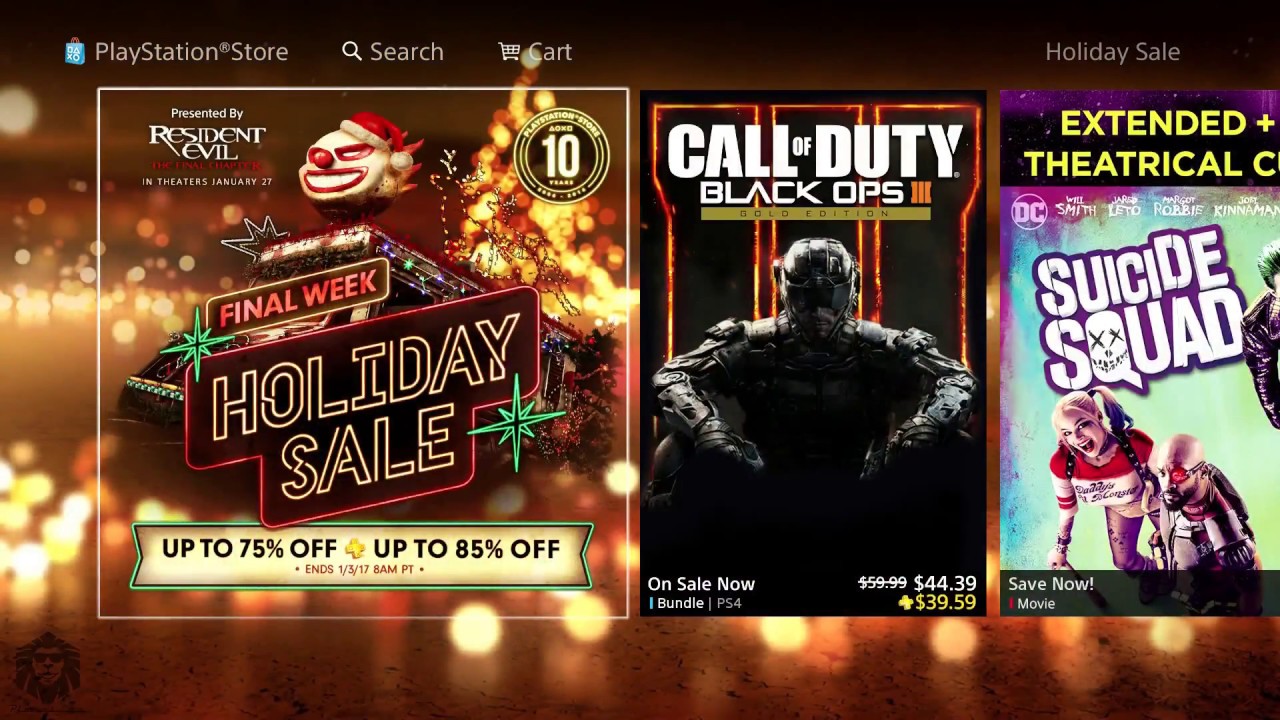 Playstation Store Holiday Sale Final Week! YouTube