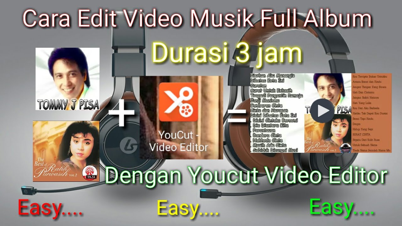 Cara edit video durasi 3 jam / Cara edit video durasi panjang YouTube