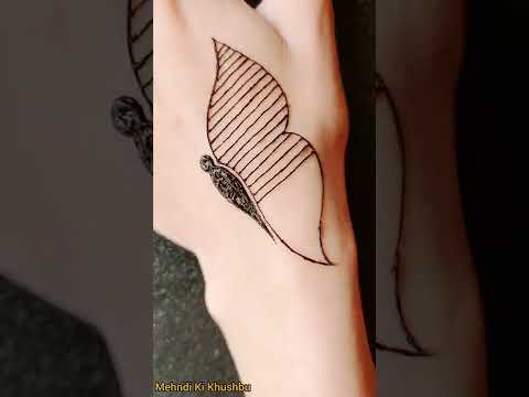 Butterfly Mehndi Design