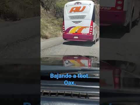 carretera de Teotitlán...ya