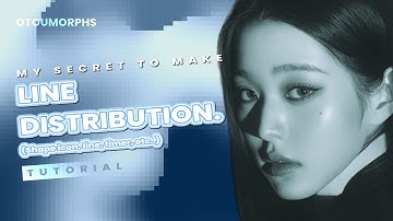 LINE DISTRIBUTION TUTORIAL ON ALIGHT MOTION #learnwithmorphs #tutorial