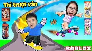 Đua trượt ván Skateboard siêu tốc vượt qua 1000 thử thách bqThanh \& Ốc Ai Chiến Thắng