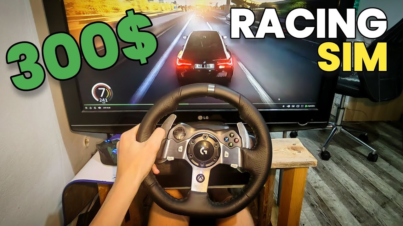 Can you have fun on a 300 dollar racing sim? - YouTube